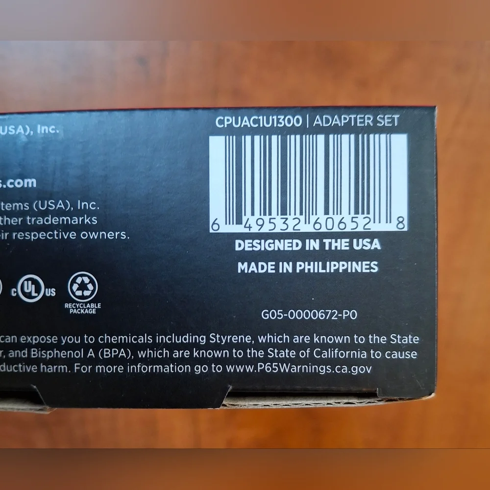 CyberPower Universal Power Adapter CPUAC1U1300
